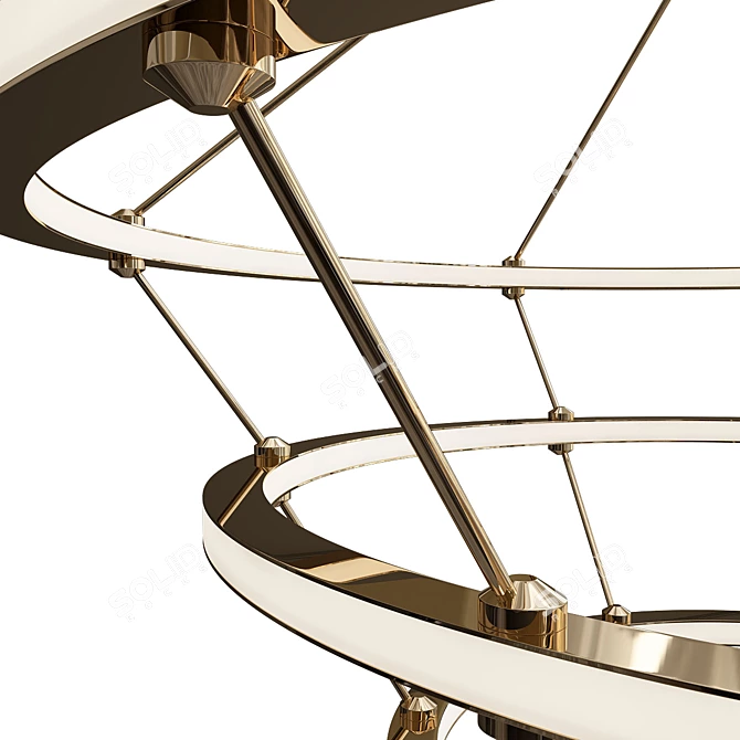 Elegant Halo Chandelier 2013 3D model image 3