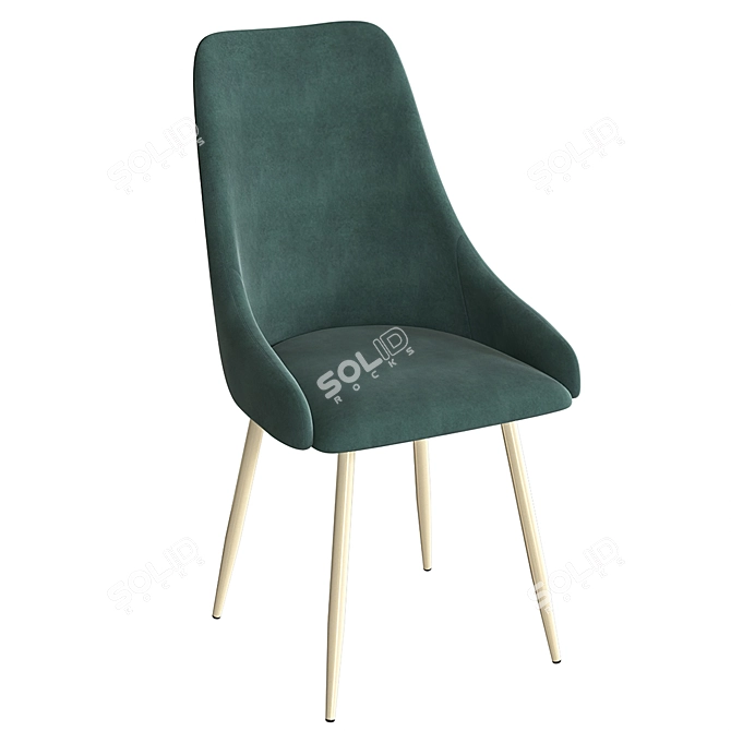 Hank Metal Grace: Stylish and Comfortable Chair 3D model image 1
