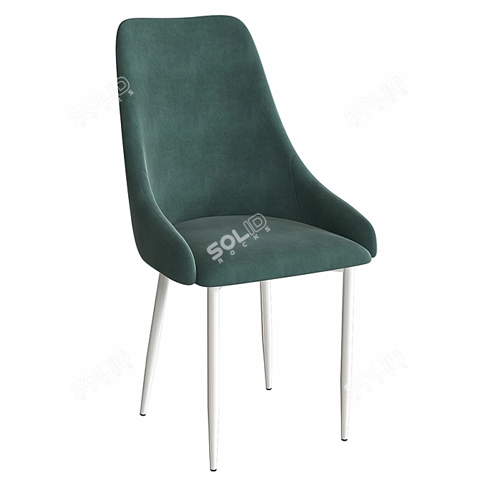 HANK Metal Light Chair 3D model image 1