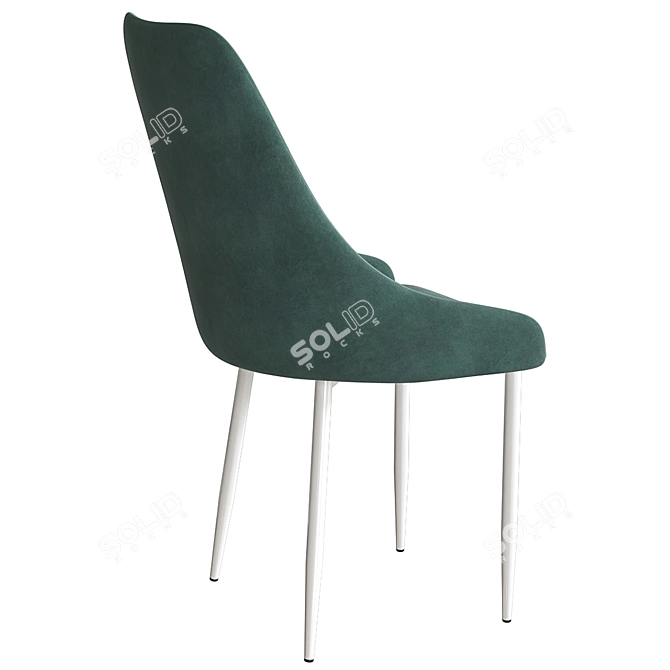 HANK Metal Light Chair 3D model image 3