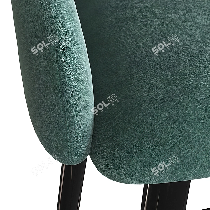 Title: Hank Bar Chair 3D model image 4