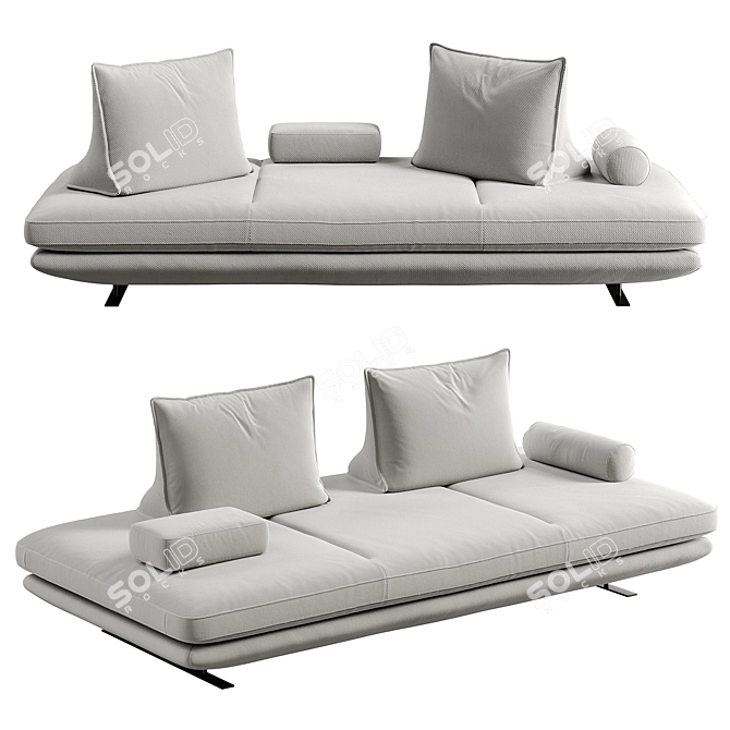 Ligne Roset Prado: Corona7+Vray Upholstery 3D model image 10