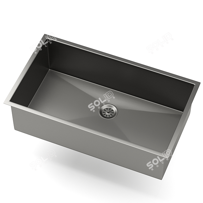 K5285: Stylish and Spacious Sink 3D model image 2