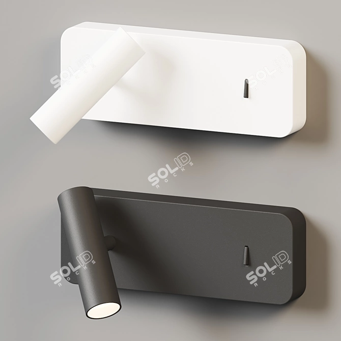 Enna USB Wall Light 3D model image 2