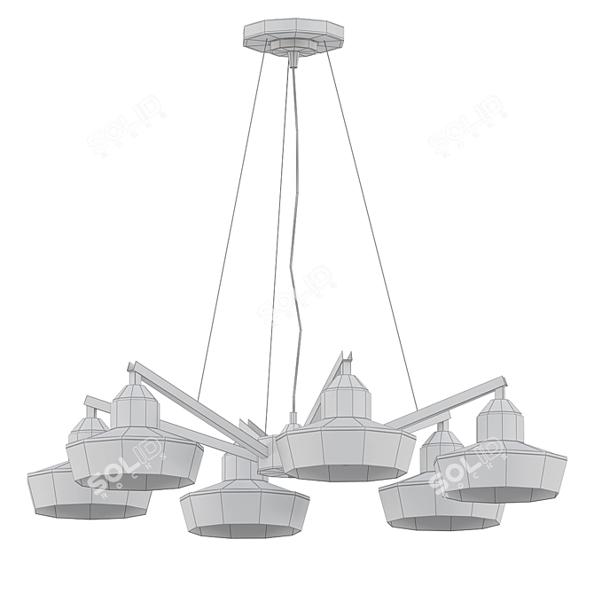 WUNDERLICHT 92848: Elegant Illumination for Your Space 3D model image 2