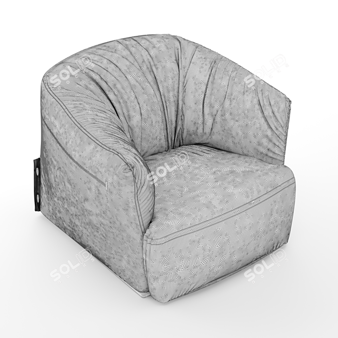 Sleek Santa Monica Poliform Chair 3D model image 7