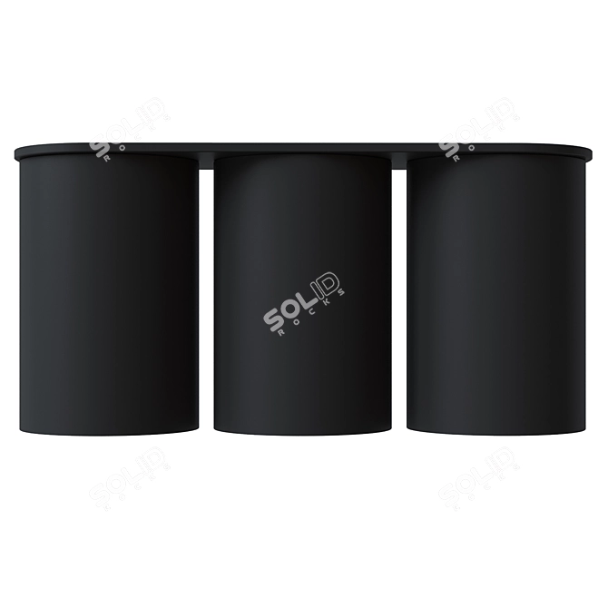 Sleek BP Triple Spot by Pikartlights 3D model image 3