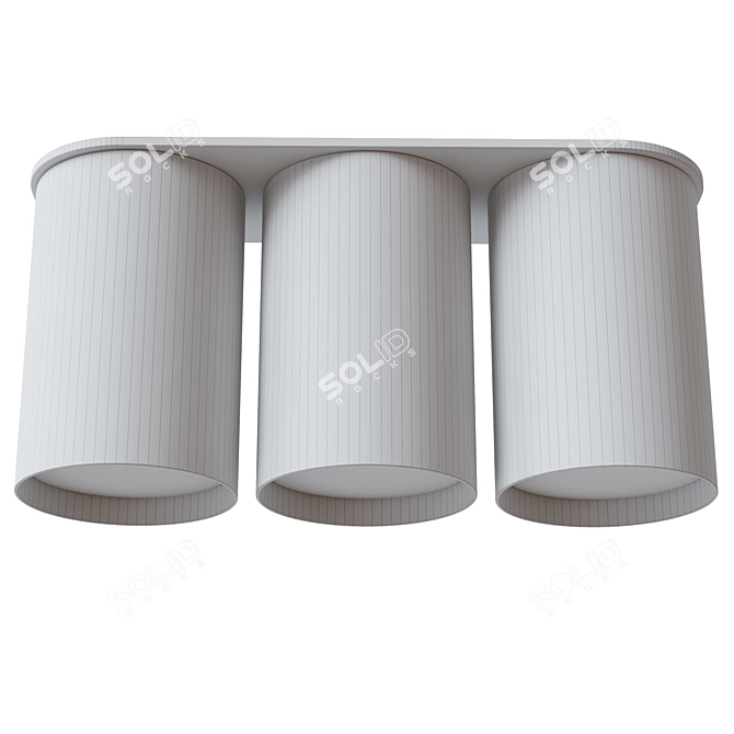 Sleek BP Triple Spot by Pikartlights 3D model image 5