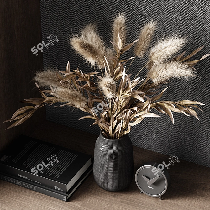  Stylish Home Office Desk 3D model image 6