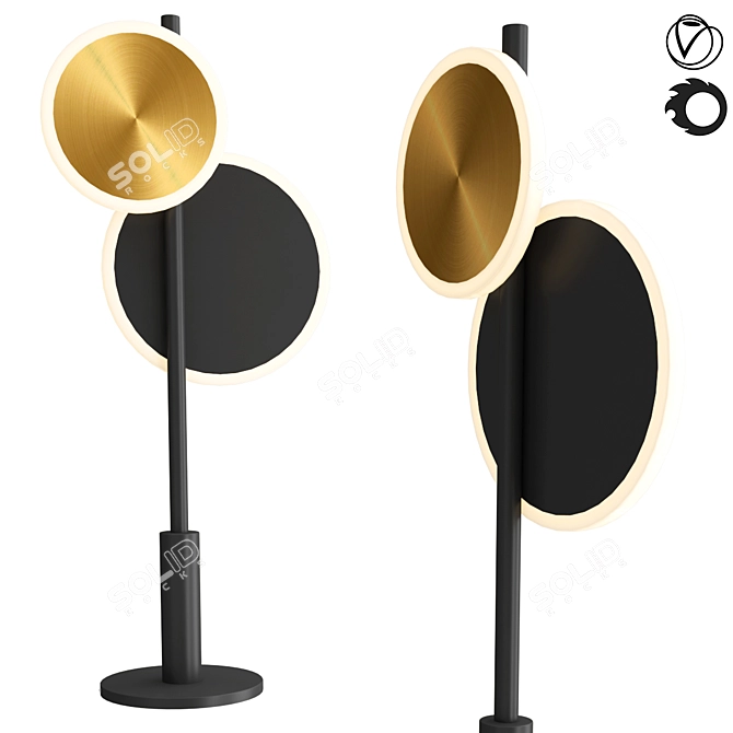 Modern Design Lamp - MILRID TAB 3D model image 1