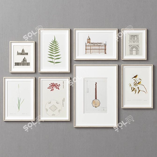 Versatile Picture Frames Set 3D model image 15