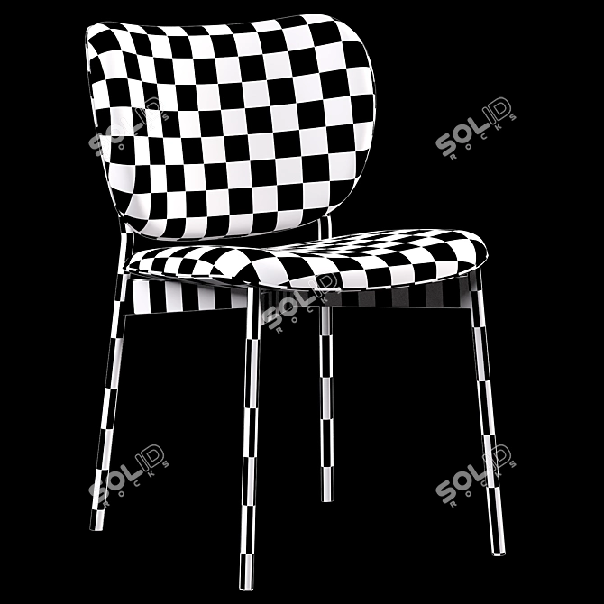 Elegant Eve Dining Chair: Modern Design, High Quality 3D model image 4