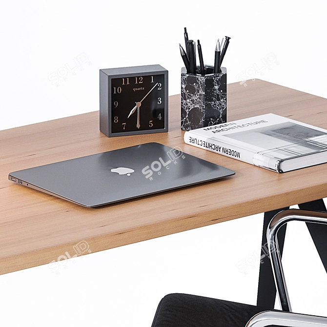 Sleek Vitra Office Set 3D model image 3