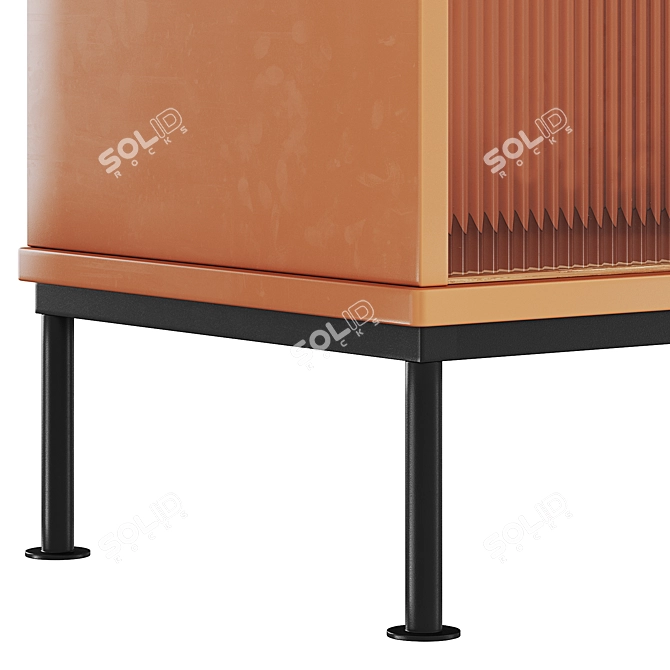 Modern Sepia Cabinet - Stylish and Functional 3D model image 3