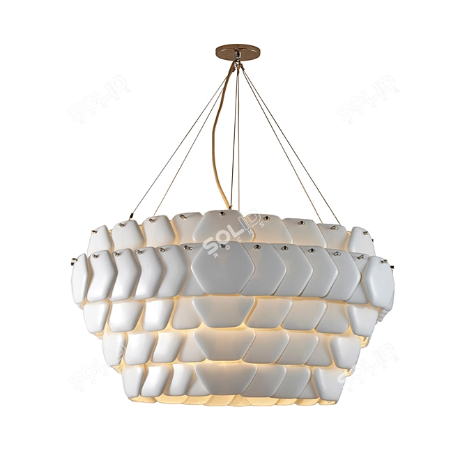 Cranton Hexagonal Pendant - Original BTC 3D model image 1