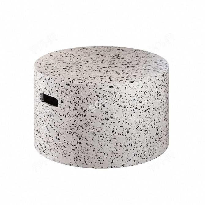 Jenell Terrazzo Coffee Table - Four Versatile Options 3D model image 2