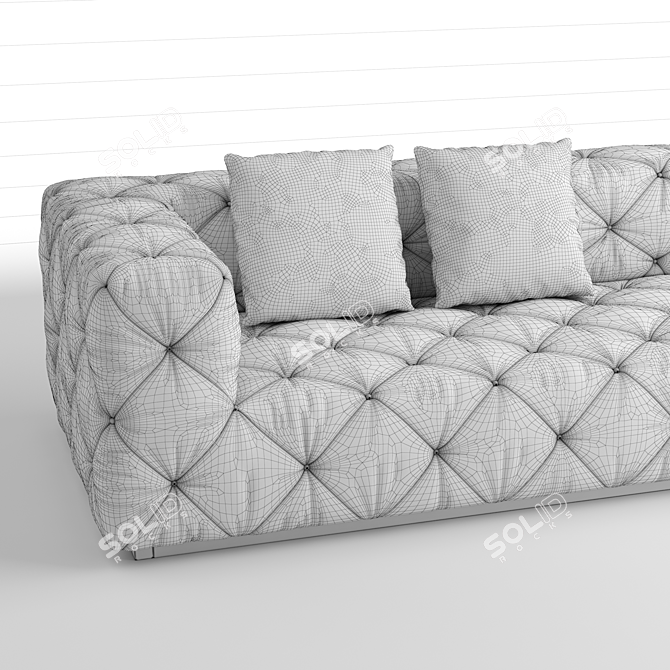 Longhi Must Large Sofa 3D model image 4