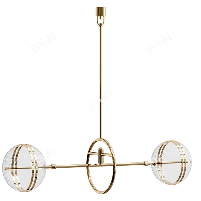 Ayler II: Exquisite Ceiling Lamp 3D model image 1