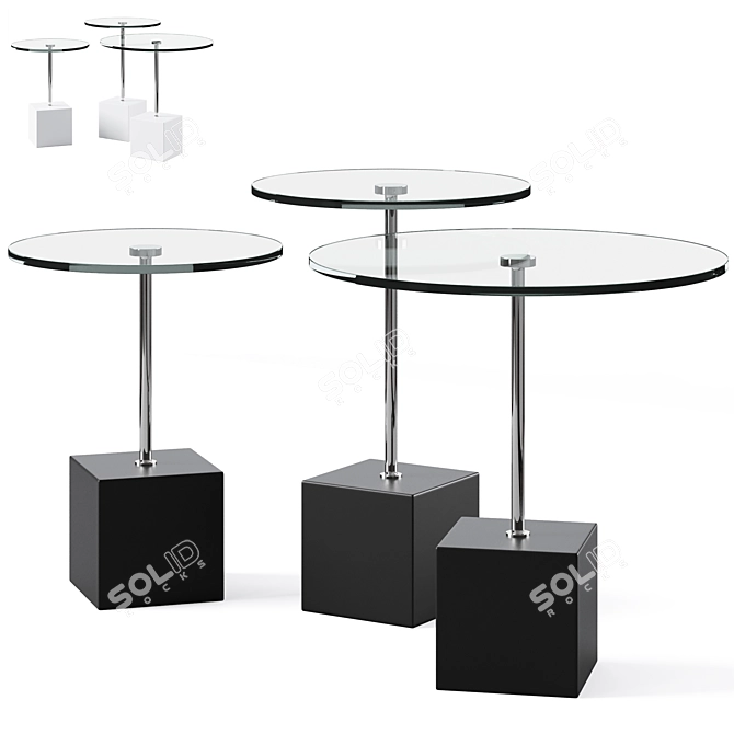 Axo Coffee Table: Modern Italian Design 3D model image 1