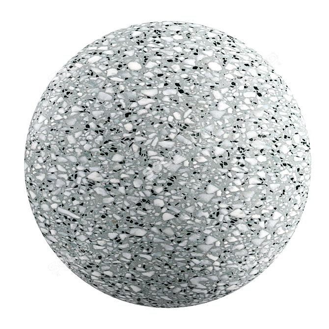 Venetian Terrazzo Seamless Material 3D model image 1