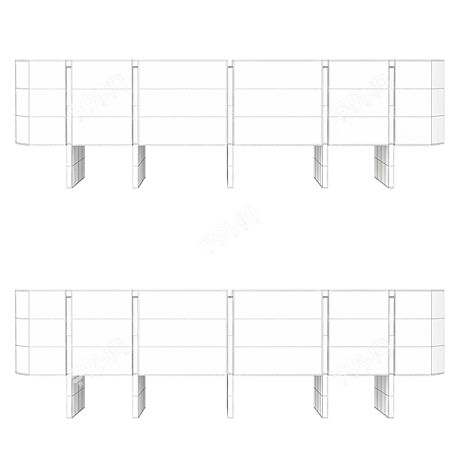 Amura Parere 2 - Stylish and Functional Credenza 3D model image 2