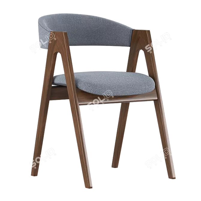 Dublin Deephouse Dining Chair 3D model image 4