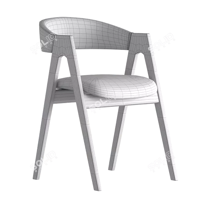 Dublin Deephouse Dining Chair 3D model image 3