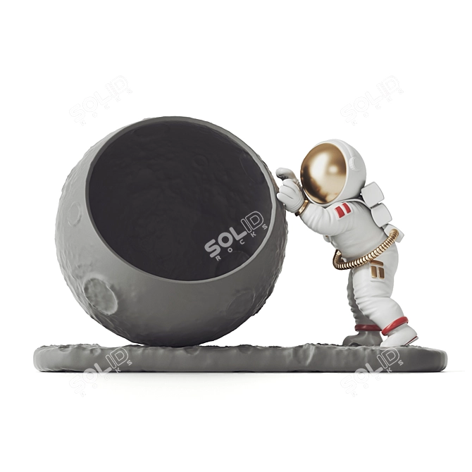 Galactic Gear: Astronaut Storage 3D model image 1