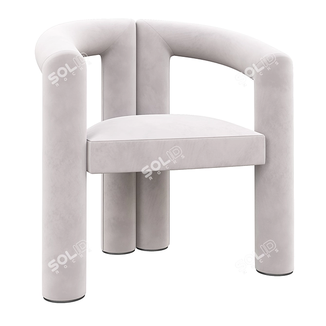 Title: Cassina Dude Modern Chair 3D model image 1