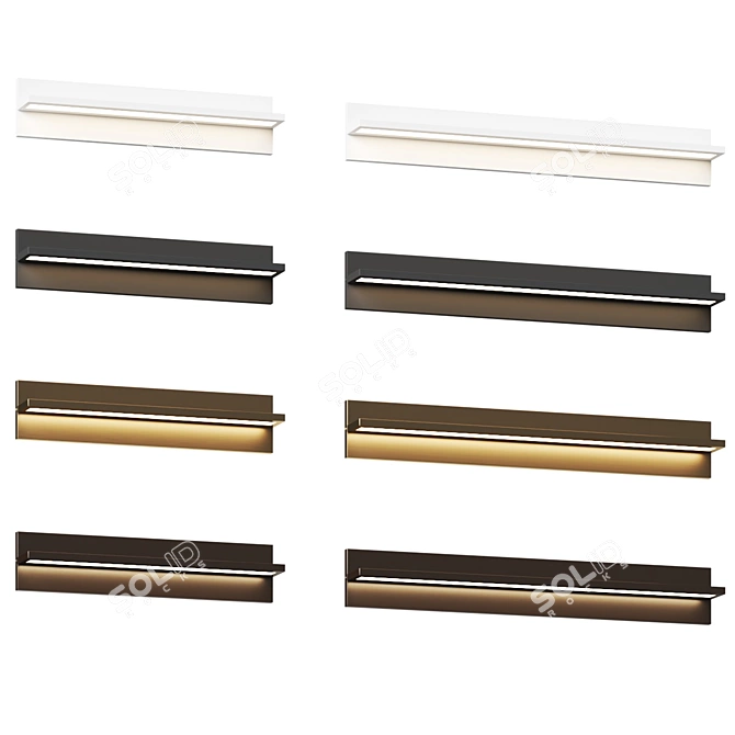 Che LED Wall Sconce: Minimalist Illumination 3D model image 4