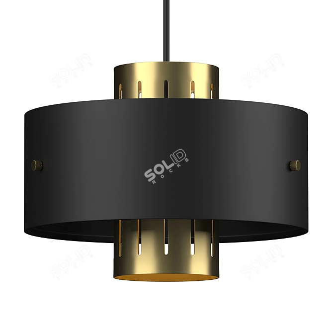 Elegant Luxe Pendant: Illuminate Your Home with Style 3D model image 1