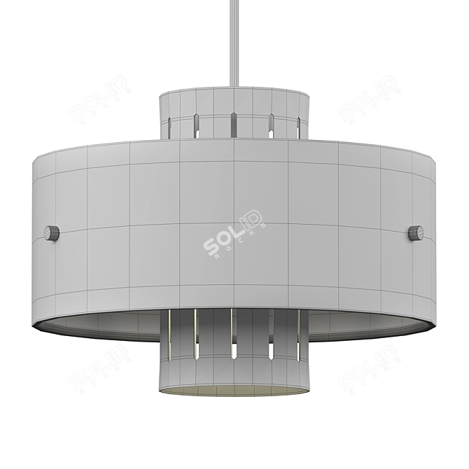 Elegant Luxe Pendant: Illuminate Your Home with Style 3D model image 2