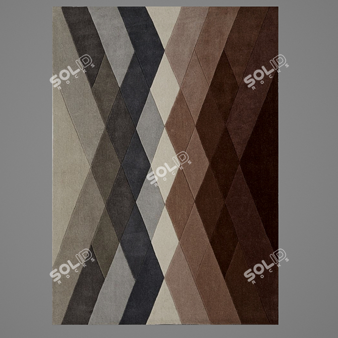  Modern Cozy Grey Carpet 3D model image 2