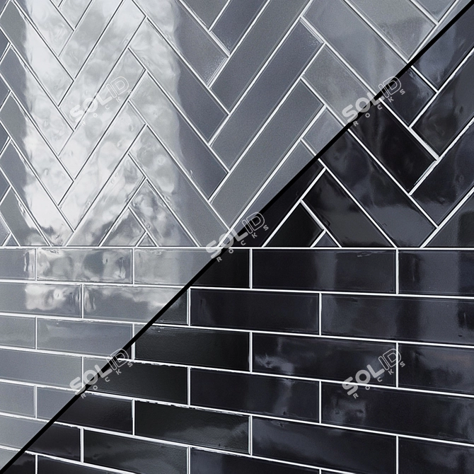 EQUIPE LIMIT Ceramic Tiles 6x24.6cm - Twelve Elegant Shades 3D model image 6