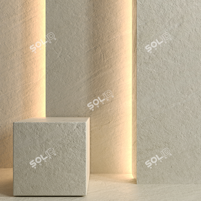 Stone5: High-Quality 3D Stone Model with Textures 3D model image 3