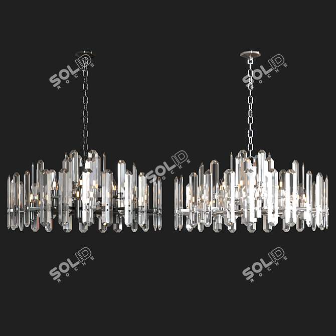 Elegant Bonnington 91 Chandelier 3D model image 2