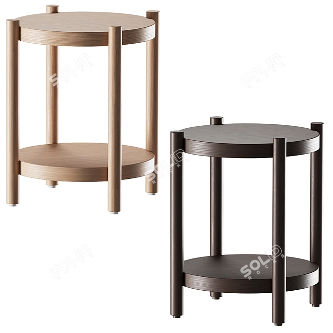 Stylish LISTERBY Side Table 3D model image 1