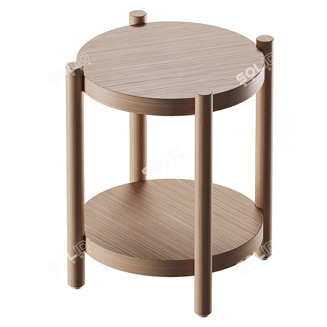 Stylish LISTERBY Side Table 3D model image 2