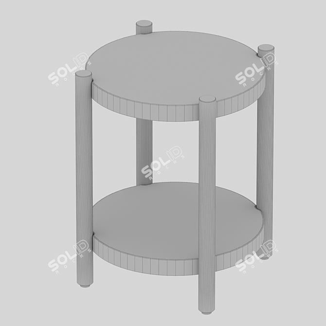 Stylish LISTERBY Side Table 3D model image 4