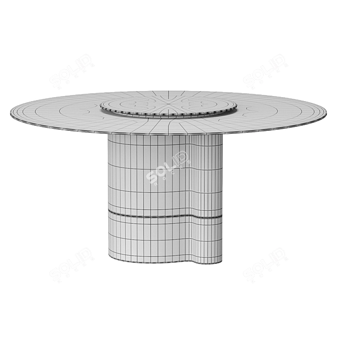 Formitalia Marygold Round Dining Table 3D model image 2