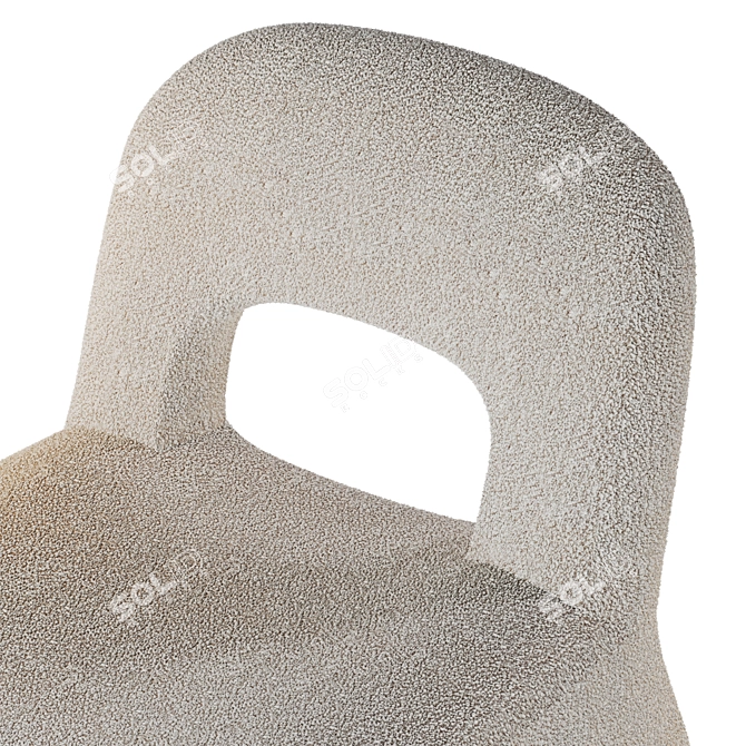 Elegant Josephine Armchair: Luxurious Comfort 3D model image 3