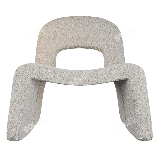 Elegant Josephine Armchair: Luxurious Comfort 3D model image 5