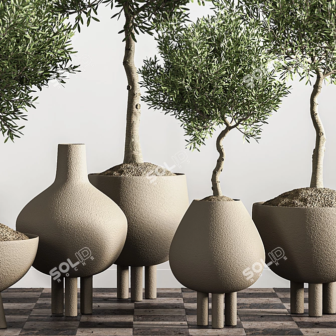 Compact Indoor Plant Station 3D model image 5