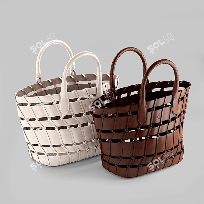 Luxury RL Bag - Timeless Elegance 3D model image 3