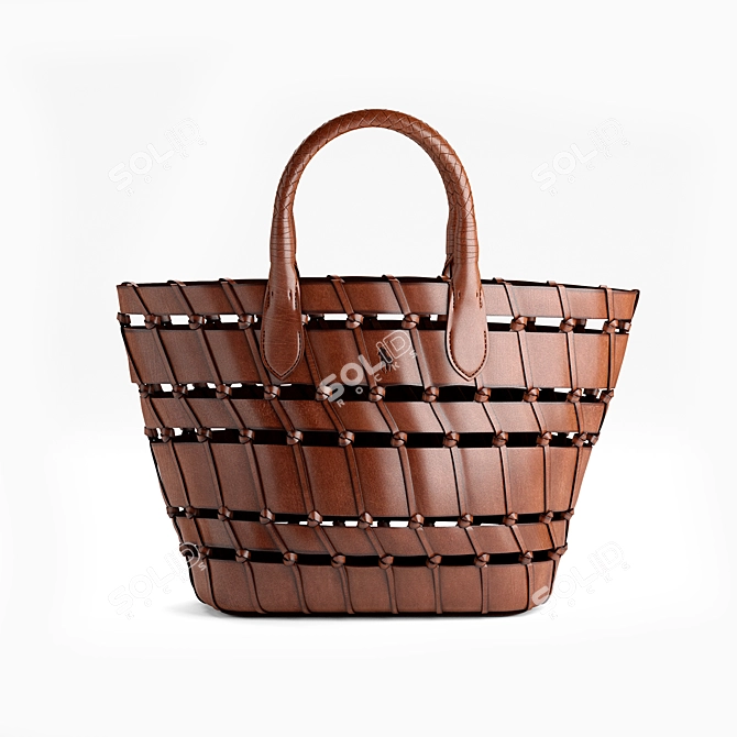 Luxury RL Bag - Timeless Elegance 3D model image 6