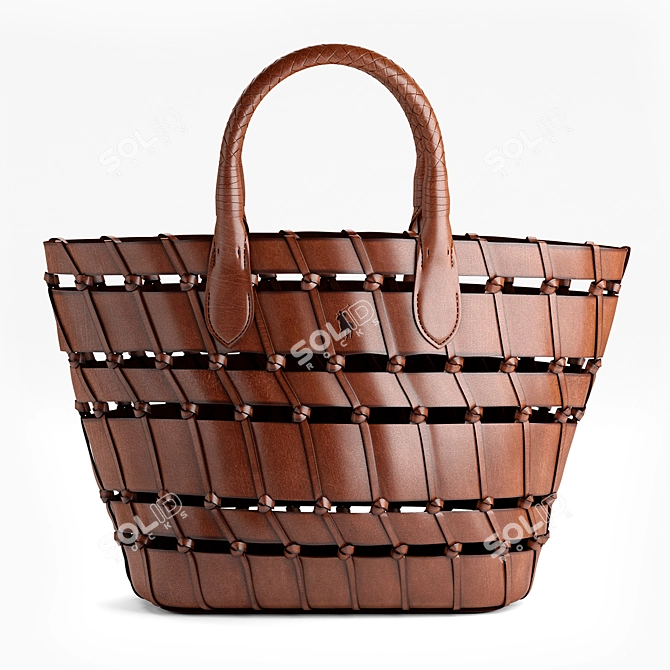 Luxury RL Bag - Timeless Elegance 3D model image 7