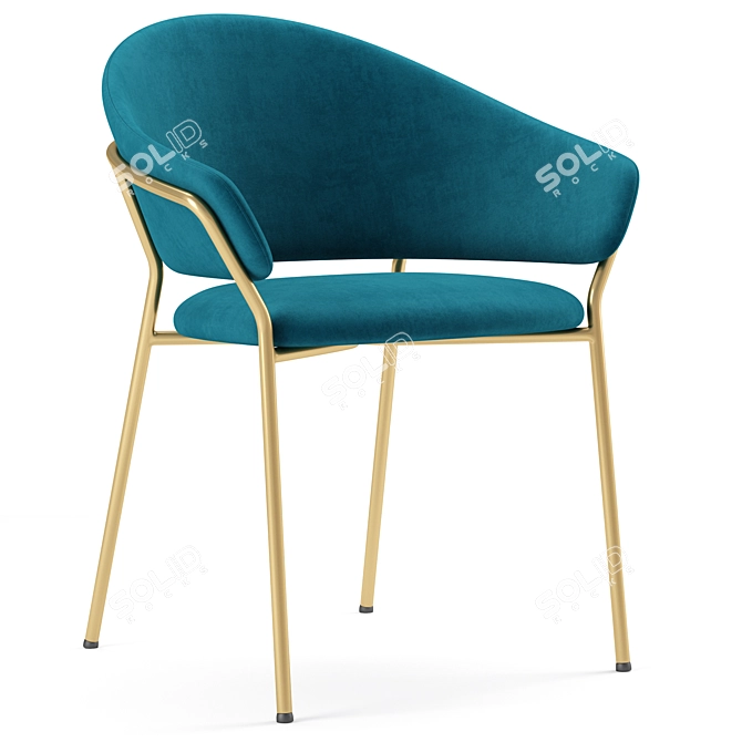 Modern Design Pedrali Jazz Chair 3D model image 1