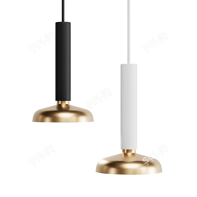 Versatile SERLO Edgar Pendant 3D model image 1