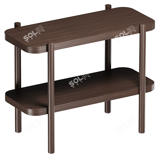 Sleek and Stylish LISTERBY Console 3D model image 2