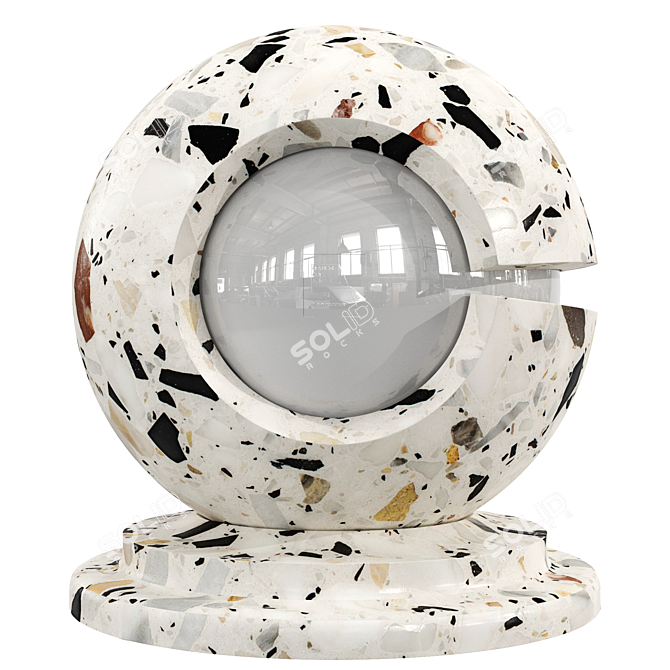 Venetian Terrazzo Marble Texture 3D model image 3